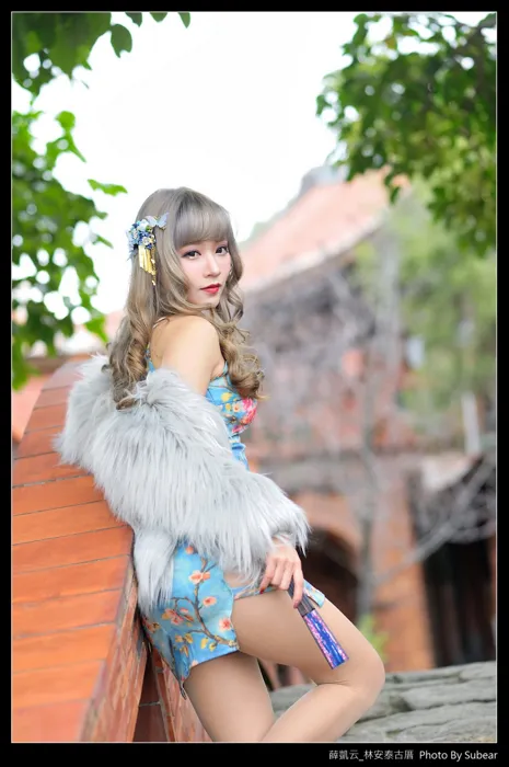 [Mzsock] NO.069 Xue Kaiyun, Lin Antai’s ancient house, high heels and beautiful legs, outdoor shot street photography#[76P]-8