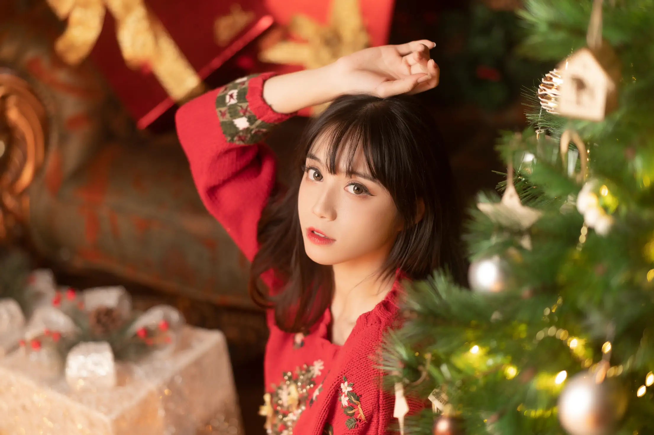 [YITUYU] 2022.05.26 Vol.0988 – Red Christmas Two plus six#[38P]-7